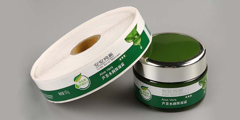 化妝品瓶貼不干膠