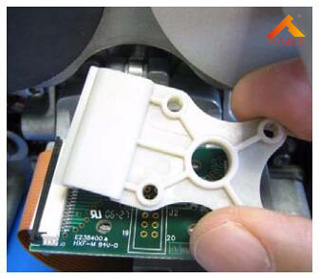 熱轉(zhuǎn)印打碼機拆打印頭步驟二